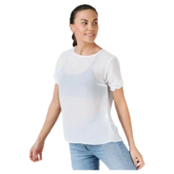 Amalie Ss Smock Top White