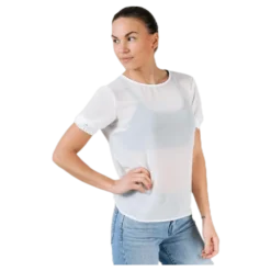 Amalie Ss Smock Top White