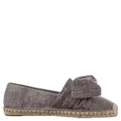 Amanda Knot Espandrillo Grey/Beige