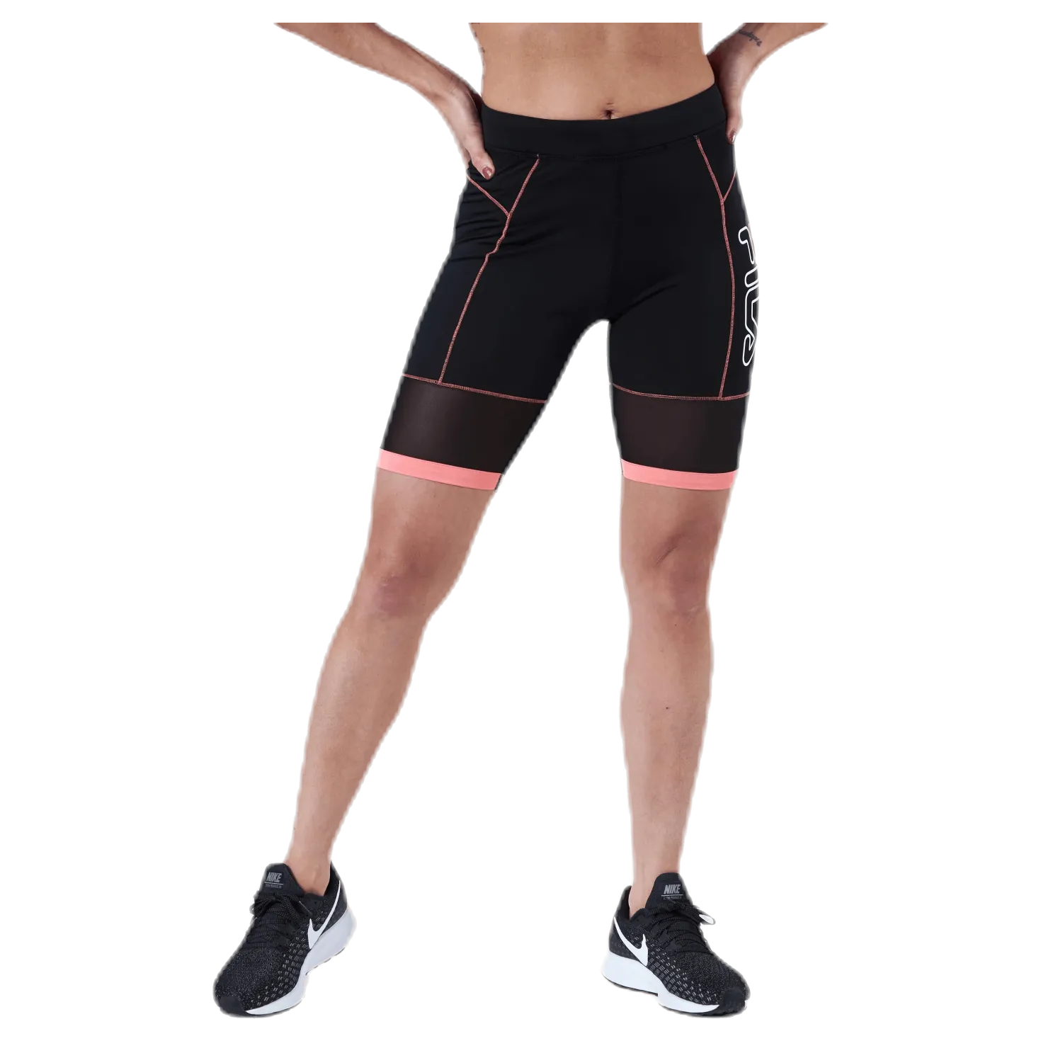 Amser Short Tight Pink/Black