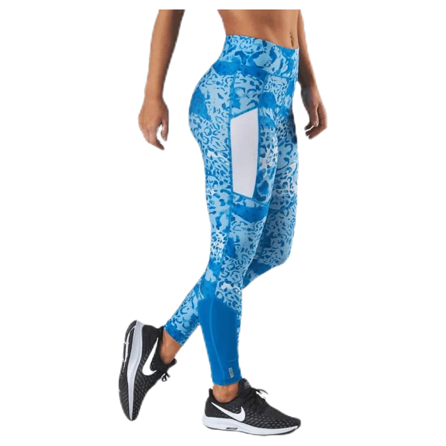 Angilia Life Aop Training Tights Blue
