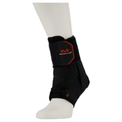 Ankle Brace W/ Straps Black