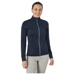 Anna Ls Full Zip Navy