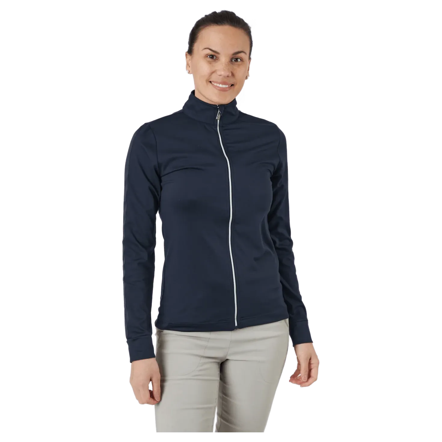 Anna Ls Full Zip Navy