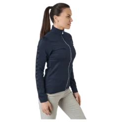 Anna Ls Full Zip Navy