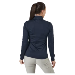Anna Ls Full Zip Navy
