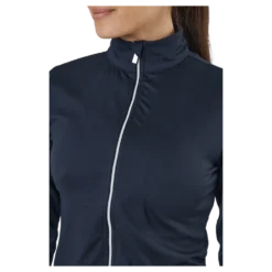 Anna Ls Full Zip Navy