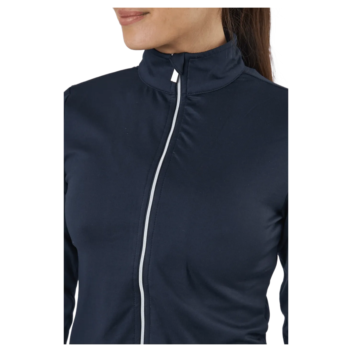 Anna Ls Full Zip Navy