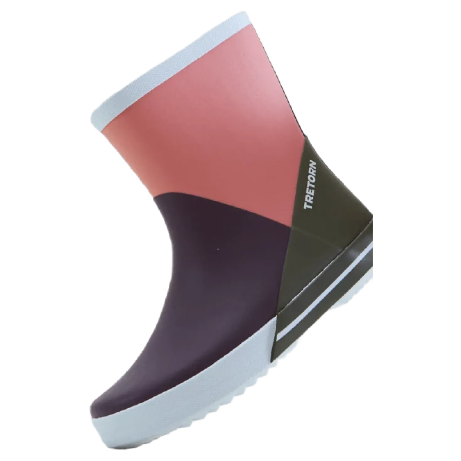 Arild Short Boot Blackberry/light Rose