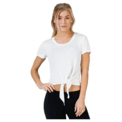 Arli S/S Knot Top White