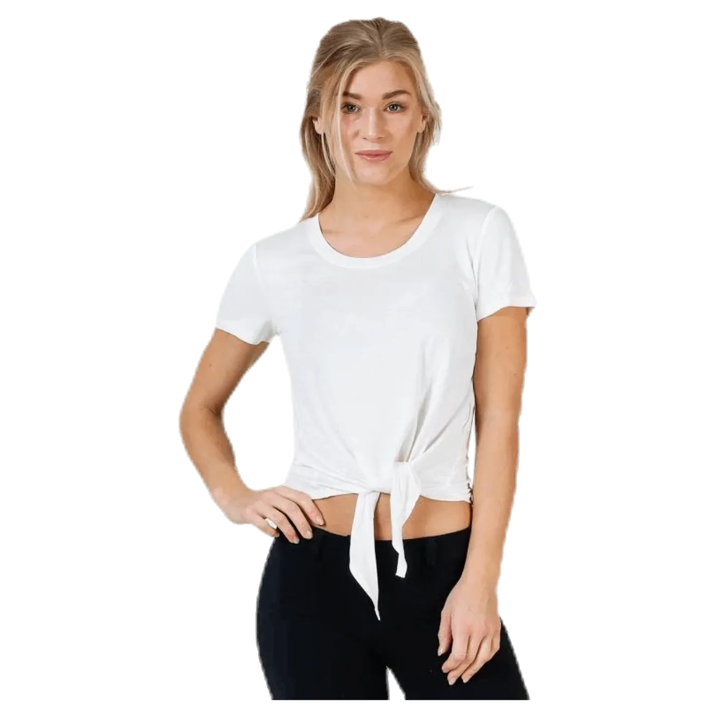 Arli S/S Knot Top White