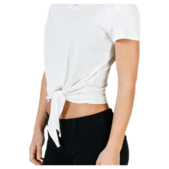 Arli S/S Knot Top White