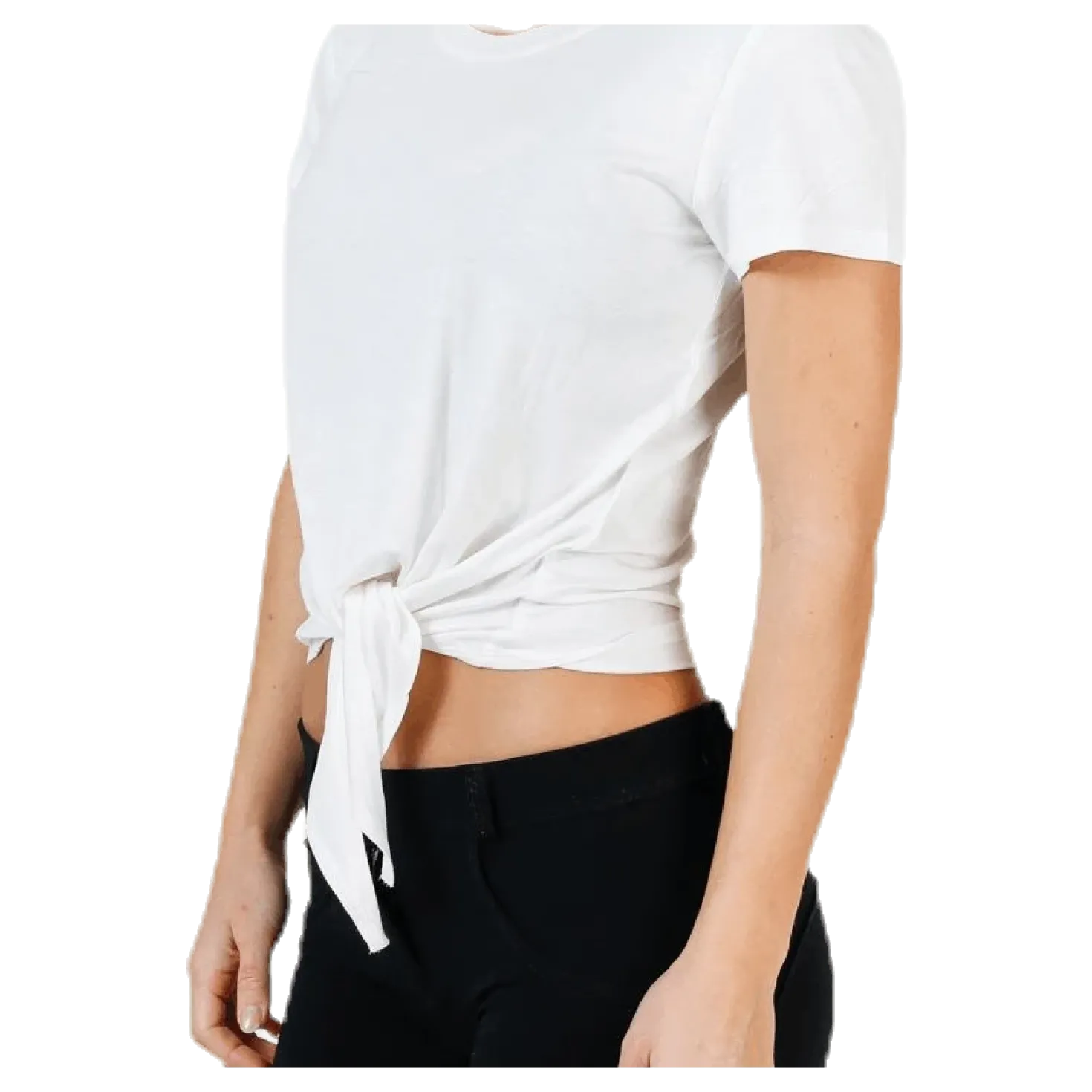 Arli S/S Knot Top White