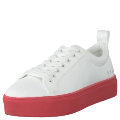 Arlo Three Antique White, Red Outsole