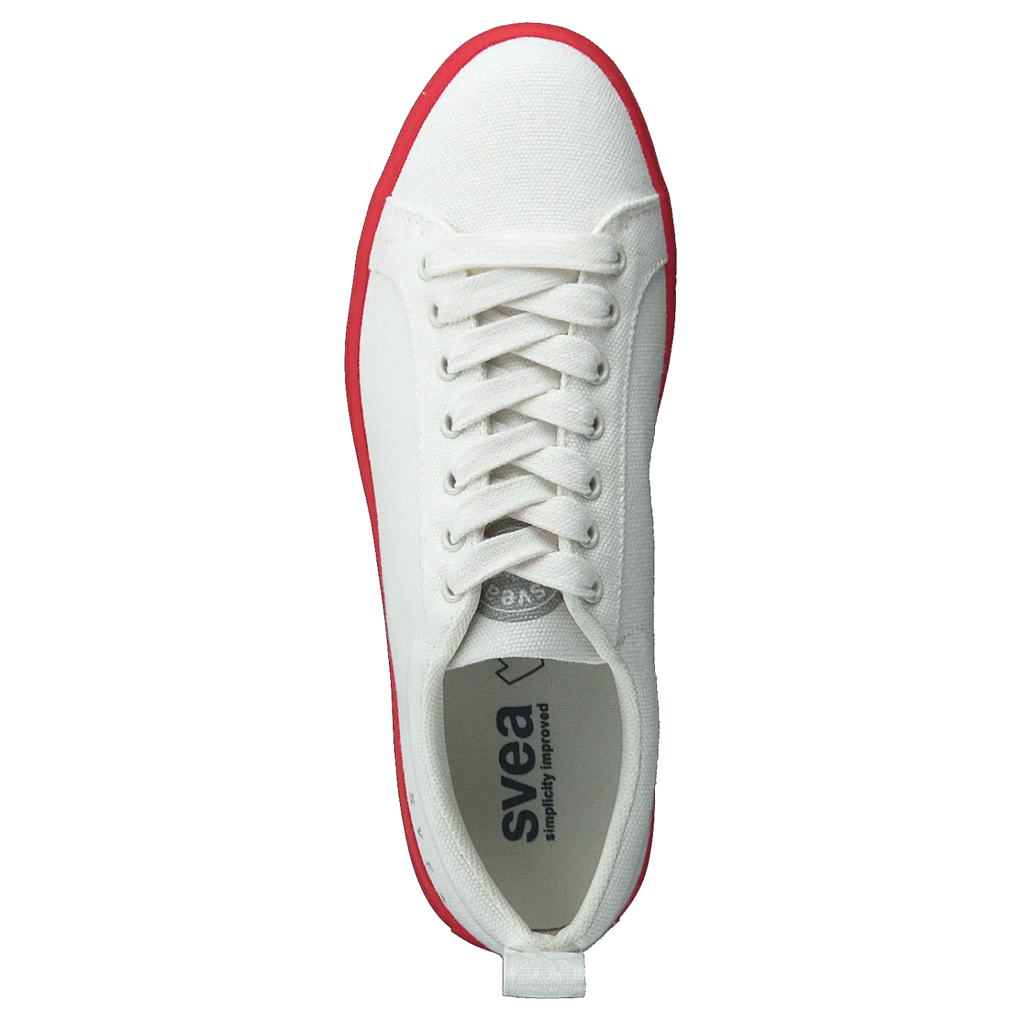 Arlo Three Antique White, Red Outsole