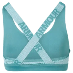 Armour HeatGear Graphic Bra Youth Blue