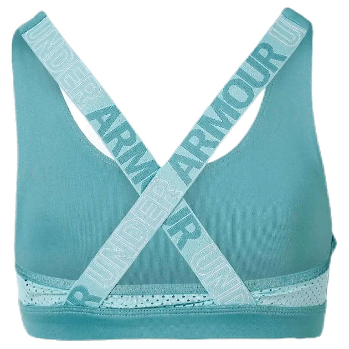 Armour HeatGear Graphic Bra Youth Blue