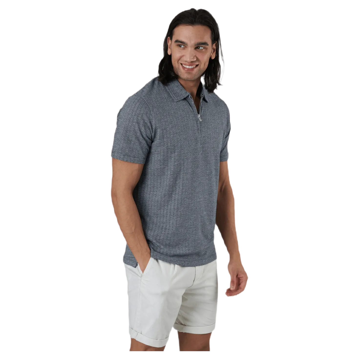 Asher Ss Polo Blue
