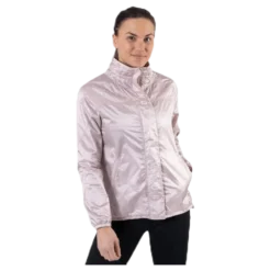 Athlete Recovery Woven Iridescent Jacket Pink