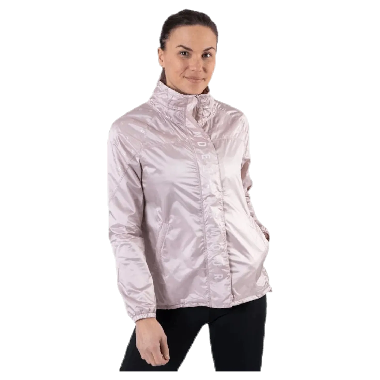Athlete Recovery Woven Iridescent Jacket Pink