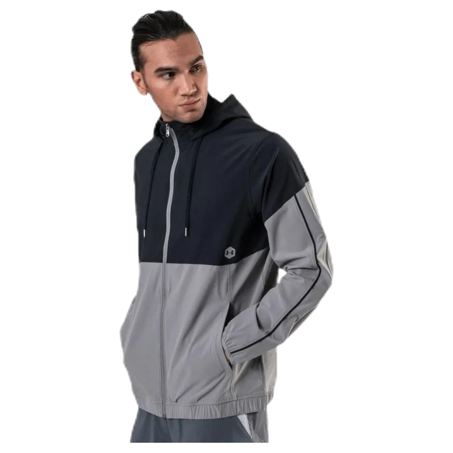 Athlete Recovery Woven Warm Up Top Green
