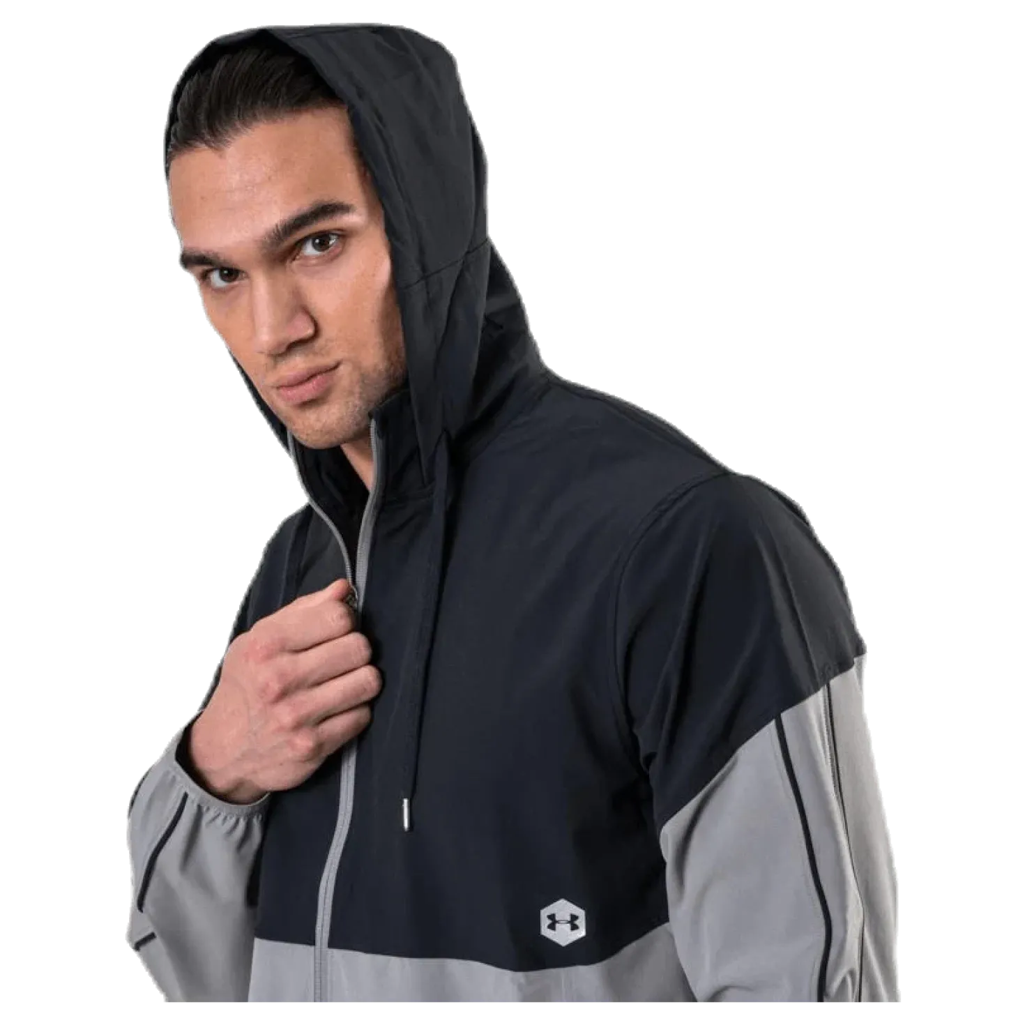 Athlete Recovery Woven Warm Up Top Green