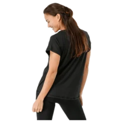 Aubree Ss Loose Training Tee Black
