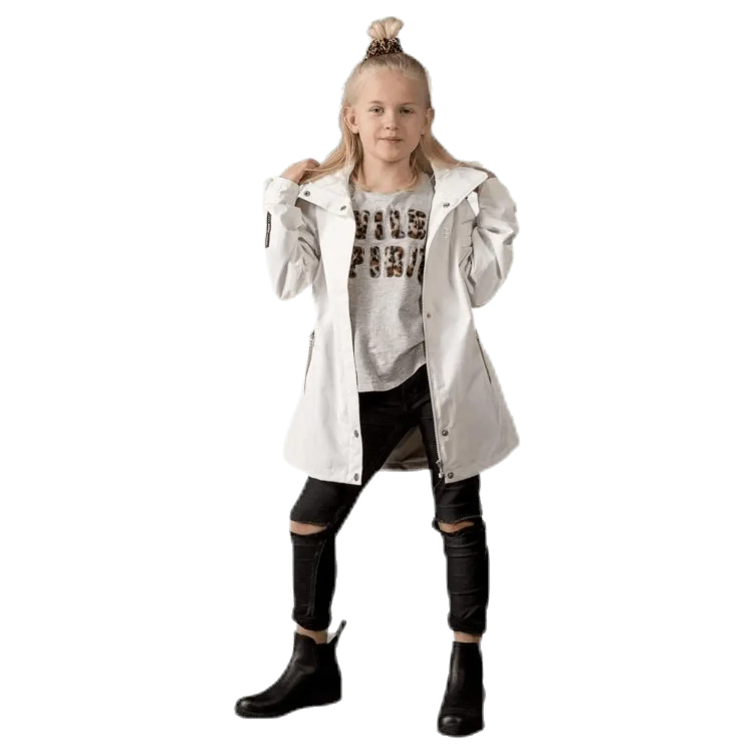 Ava 2-Layer Waterproof Jr White