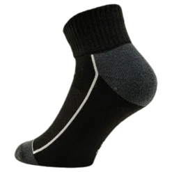Avery Quarter Socks 3-pack Black
