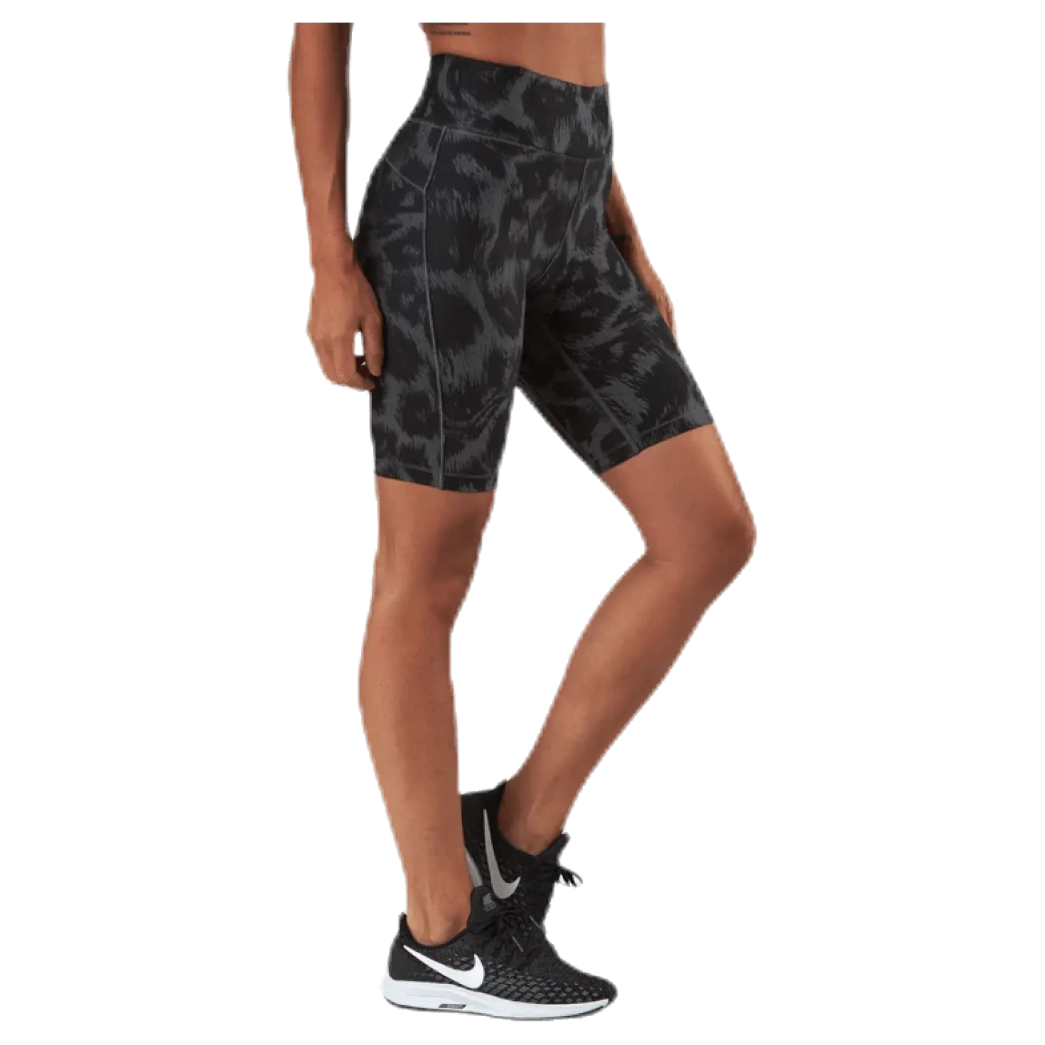 Awake Printed Biker Tights Black/Grey