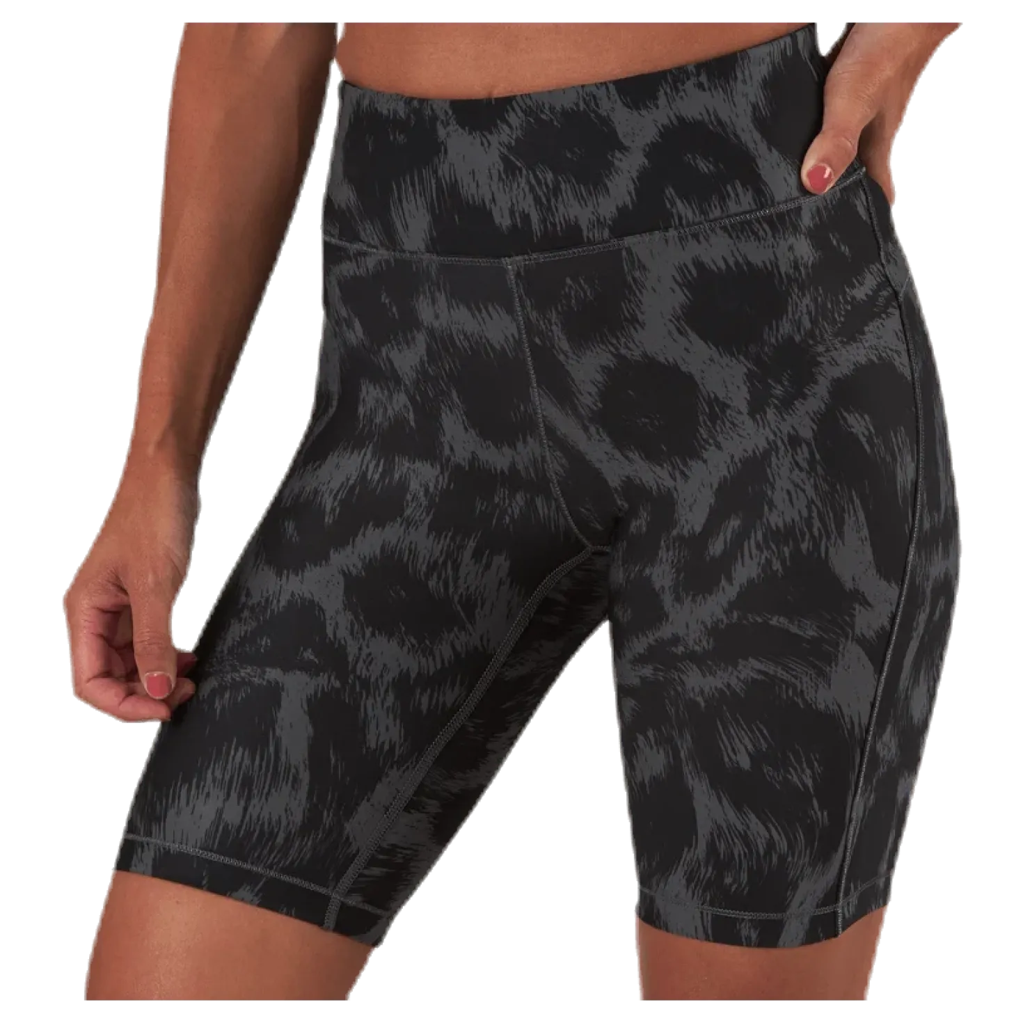 Awake Printed Biker Tights Black/Grey