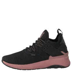 Ax_eon Lace Knit Black/Rose Tan