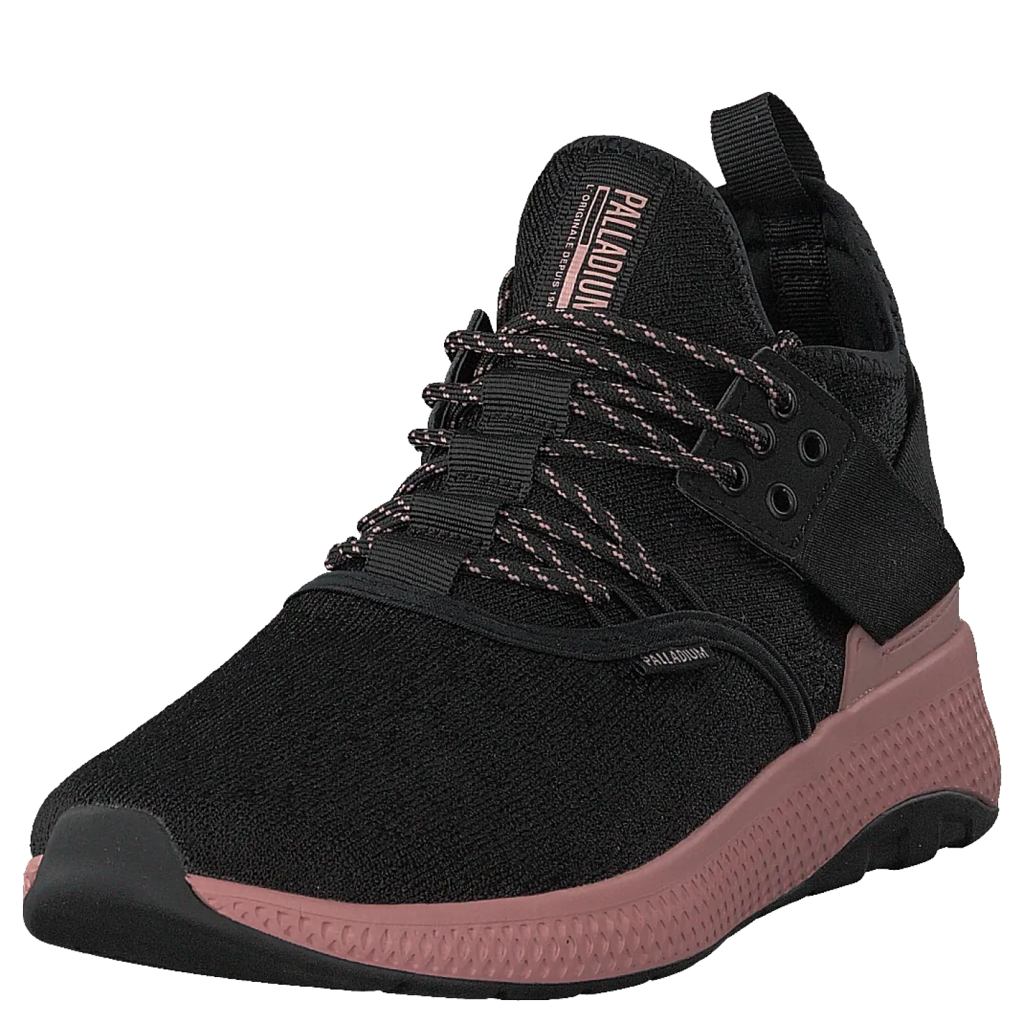 Ax_eon Lace Knit Black/Rose Tan