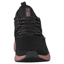 Ax_eon Lace Knit Black/Rose Tan