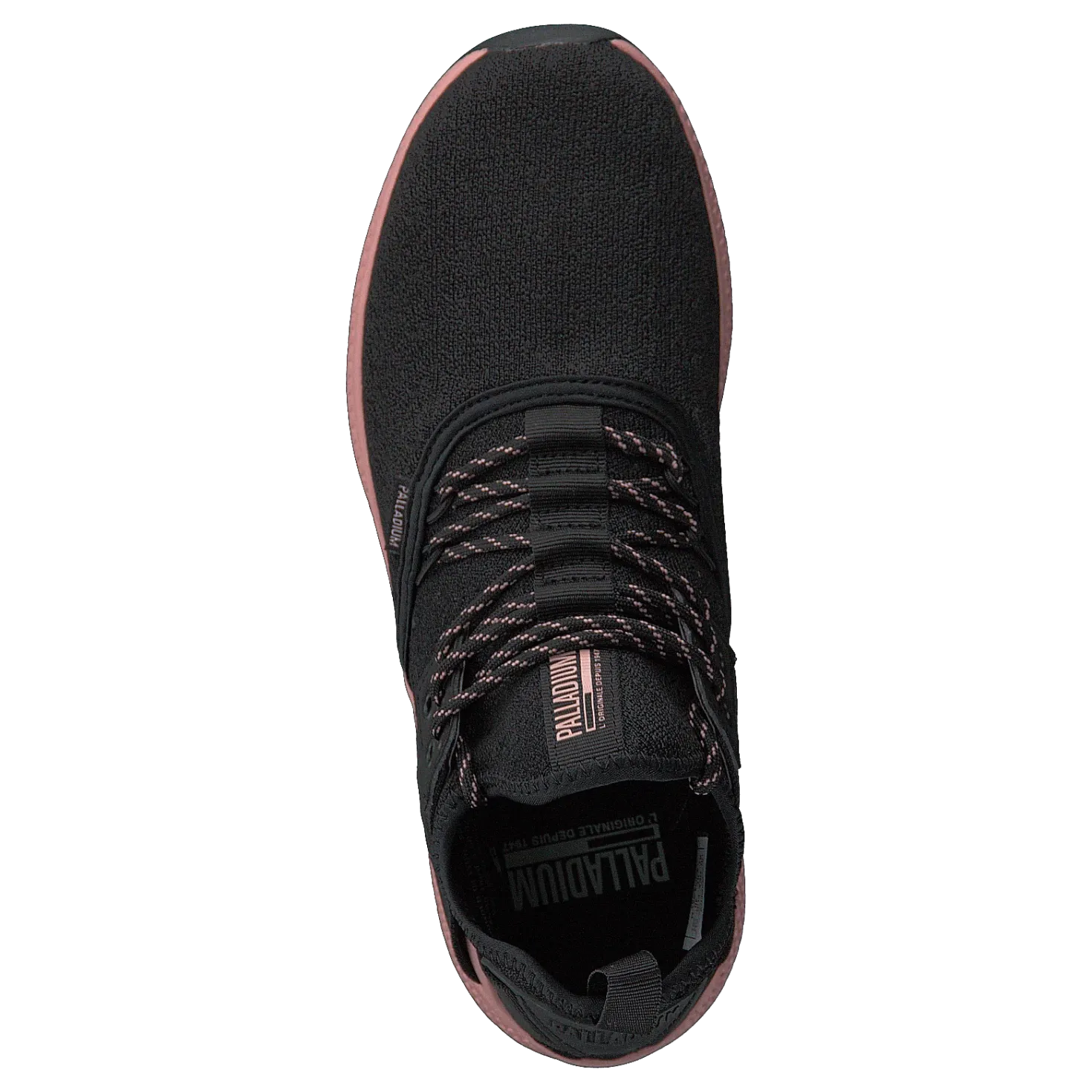 Ax_eon Lace Knit Black/Rose Tan