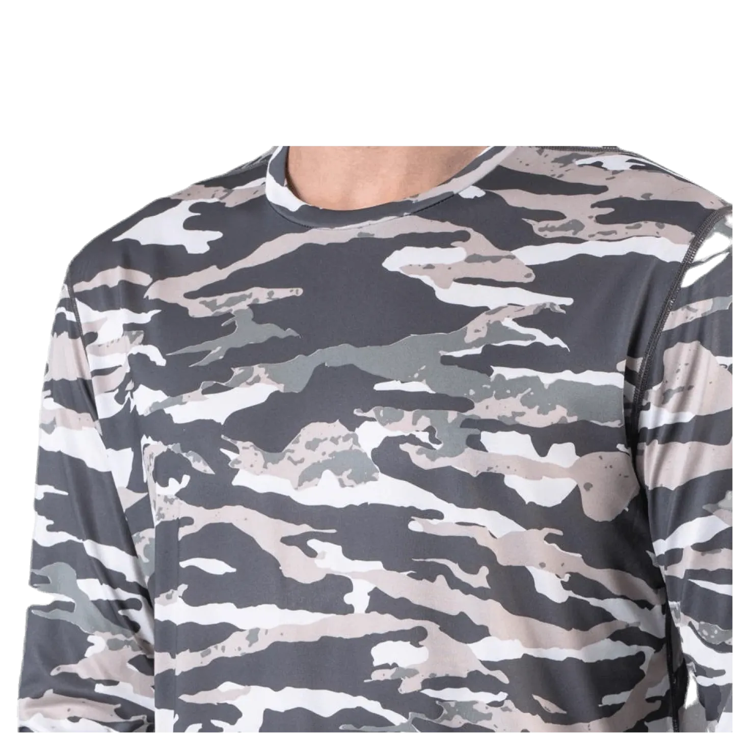Axton LS Tee Green/Grey