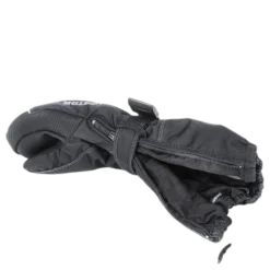 Baby Zip Long - Mitten 0-5 Years Black