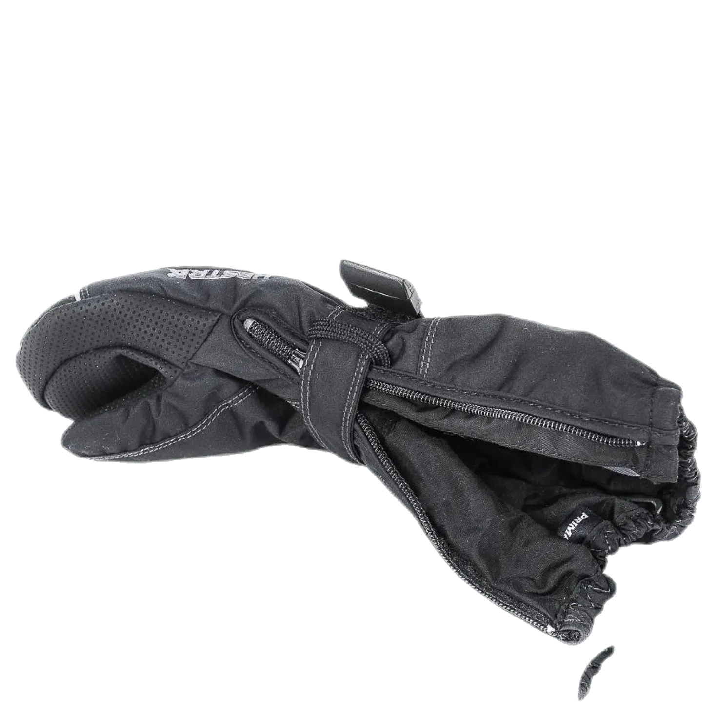 Baby Zip Long - Mitten 0-5 Years Black