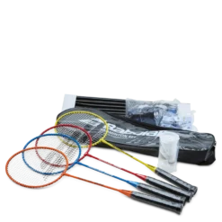 Badminton Kit 4-pack Black