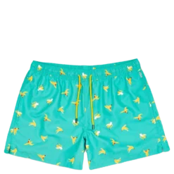 Banana Break Swim Shorts Turquoise