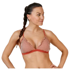 Barbara Bikini Triangle Bra Red