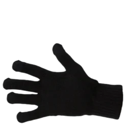 Barry Knitted Gloves Black