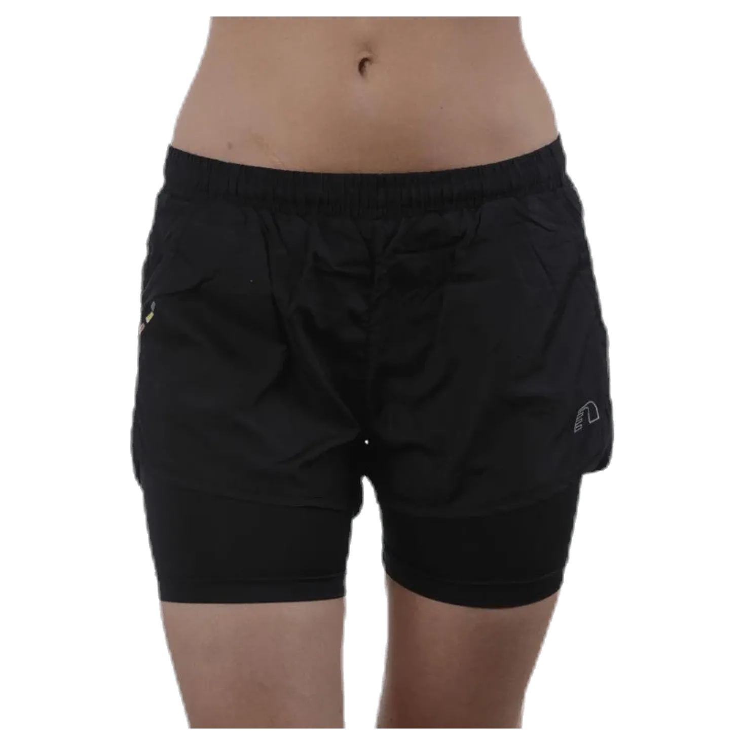 Base 2 Layer Shorts Black