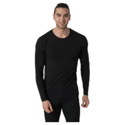 Basic O-Neck Tee L/S Black