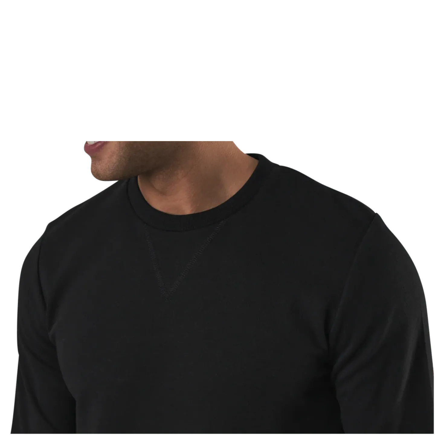 Basic Sweat Crew Neck Black