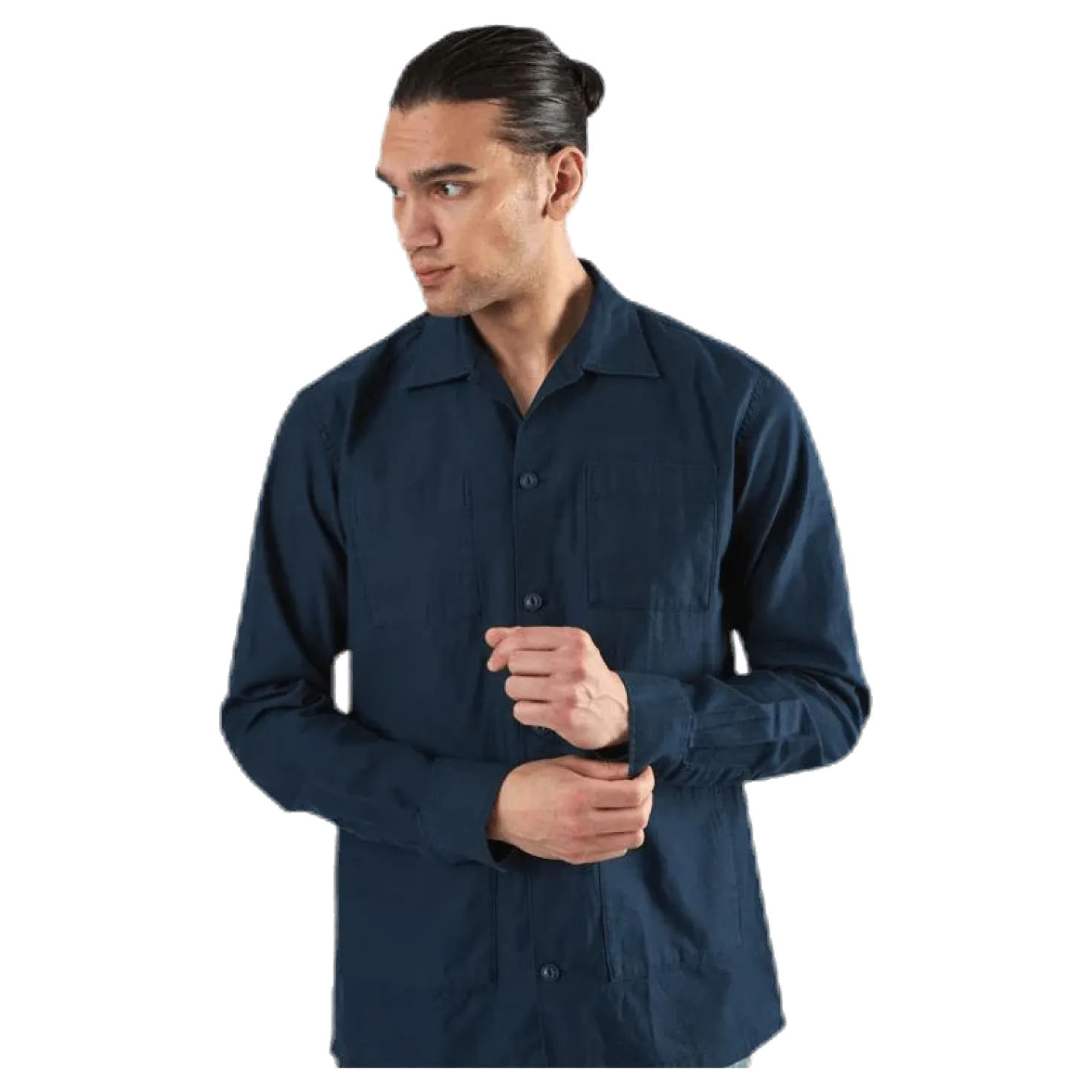 Bastian Shirt Ls Blue