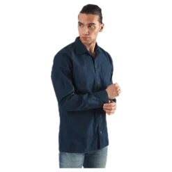 Bastian Shirt Ls Blue