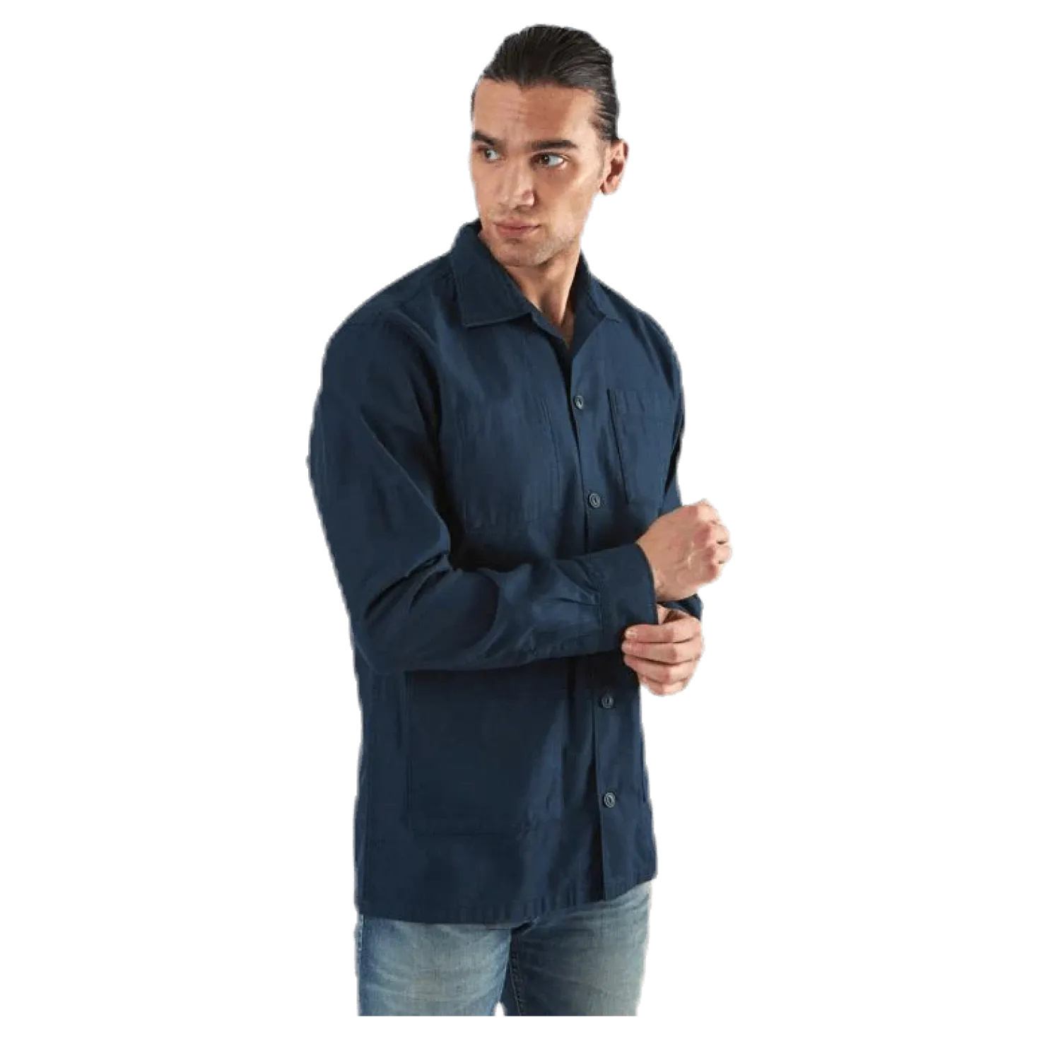 Bastian Shirt Ls Blue
