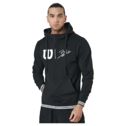 Bela Po Hoody-slimfit Black/white