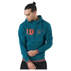 Bela Po Hoody-slimfit Blue Coral/fiesta